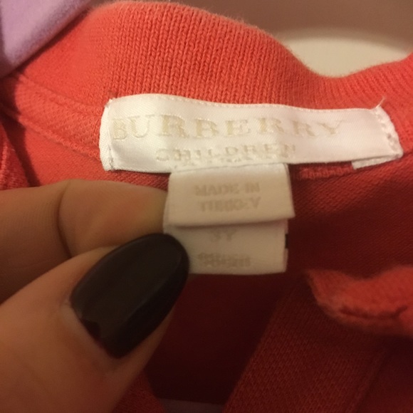 Girls Burberry top - Picture 2 of 2